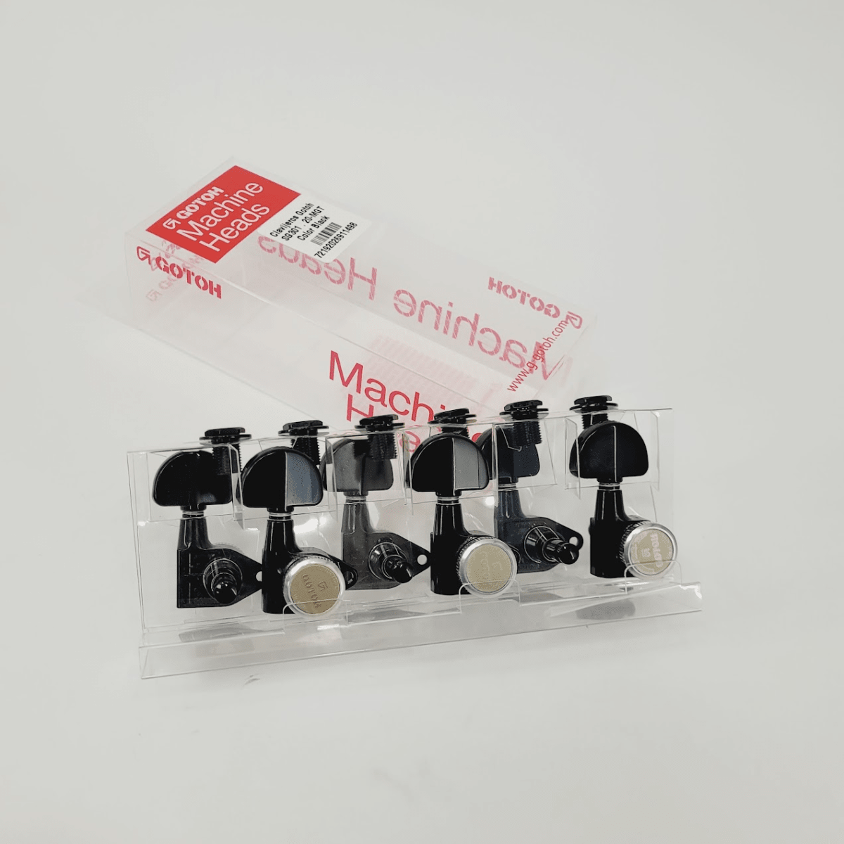 Clavijero Gotoh con Locking MGT 3L+ 3R Black SG301-202