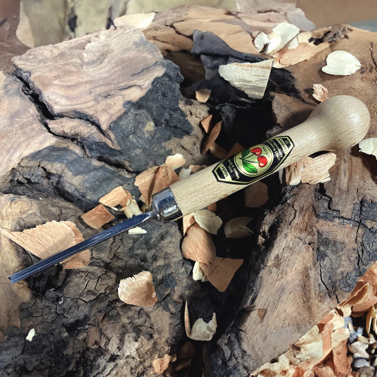 Set de 2 Gubias y 1 Cuchillo Two Cherries 3450 SB para Xilografia11