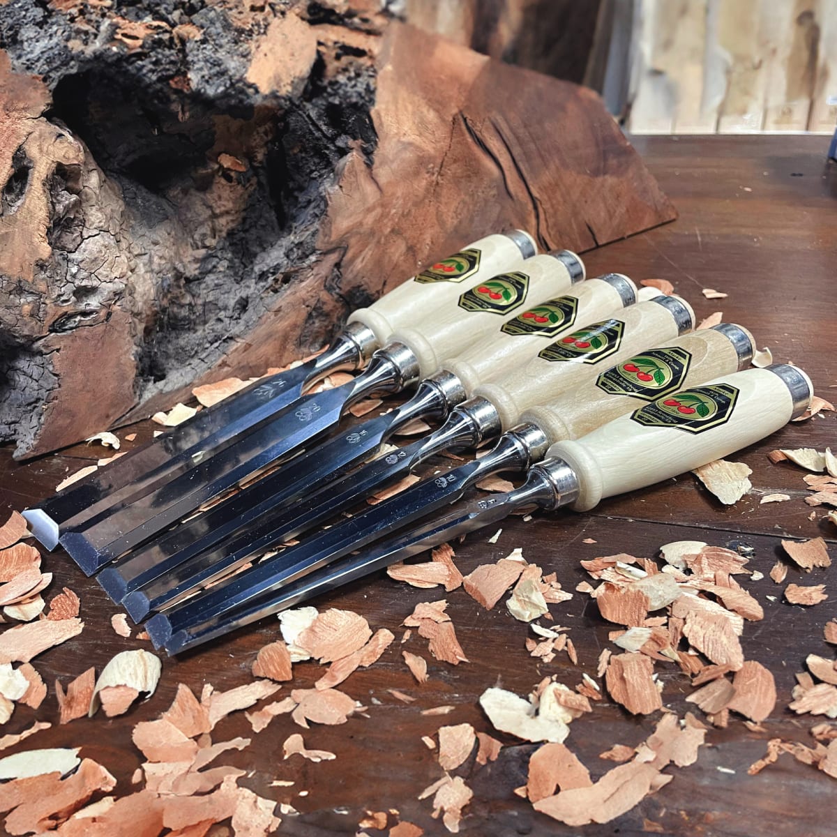 Set de 6 Formones Carpinteros Two Cherries 1111 SB9