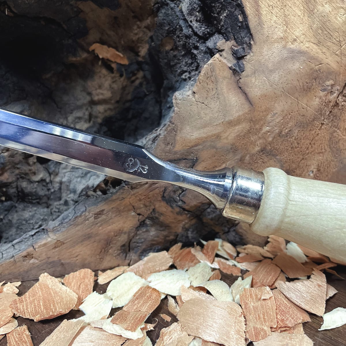 Set de 6 Formones Carpinteros y 1 Estuche de Cuero Two Cherries 1171 LRT27