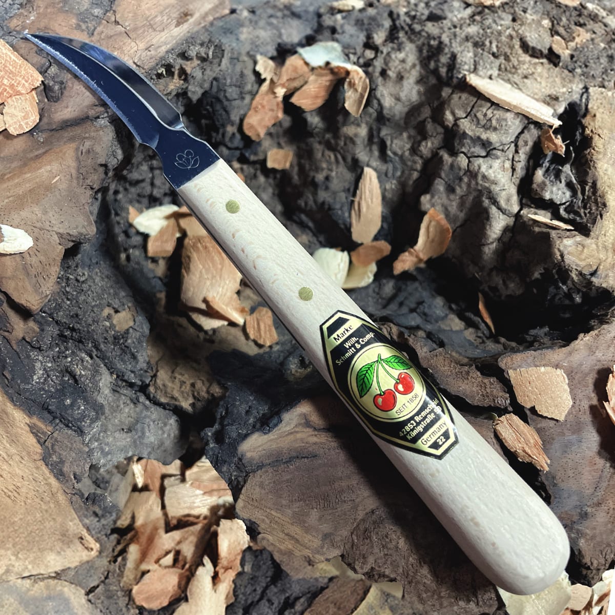 Cuchillo Two Cherries 3353 para Tallado de Madera6