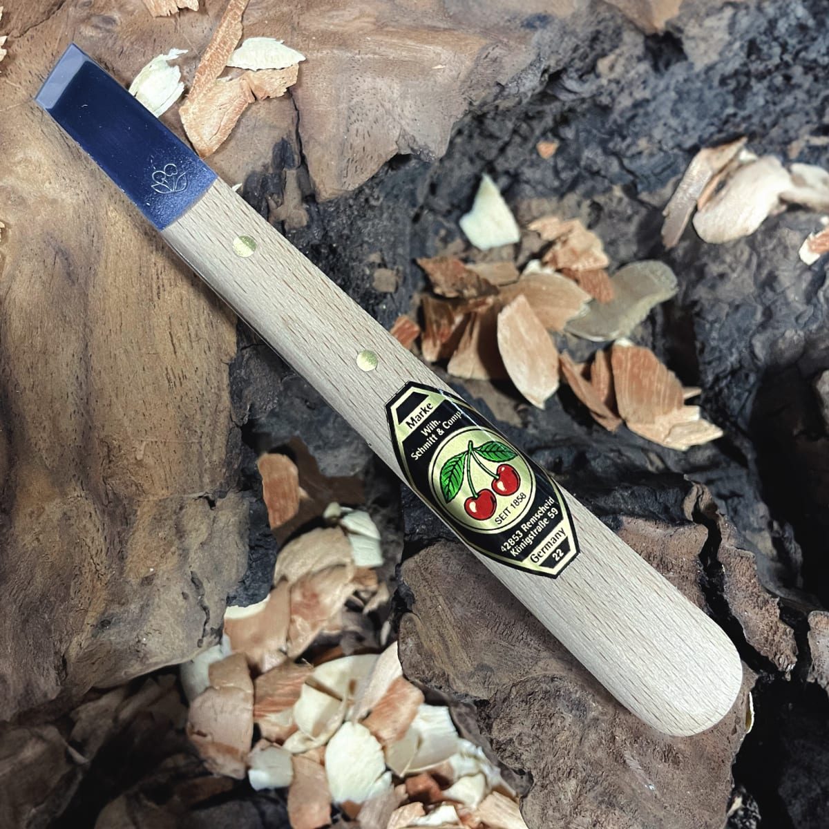 Cuchillo Two Cherries 3354 para Tallado de Madera 0