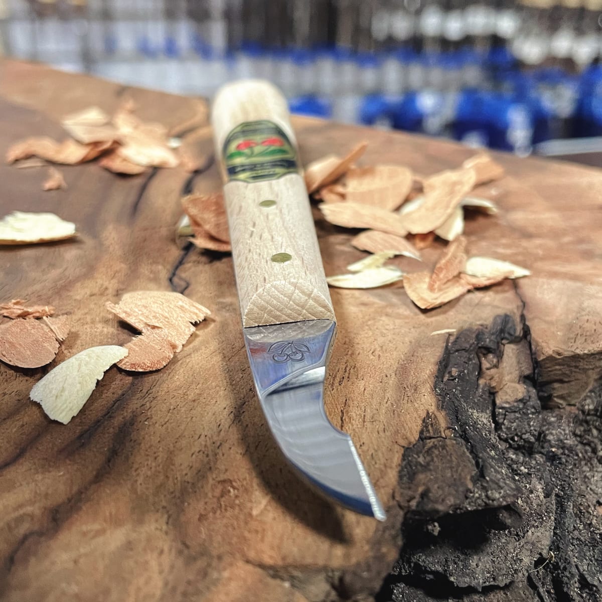 Cuchillo Two Cherries 3351 para Tallado de Madera8