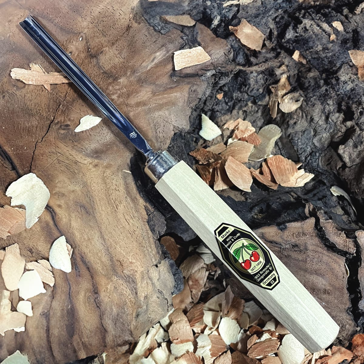 Set 3406 SB de 3 Mini Gubias y 3 Cuchillos Two Cherries para Xilografia y Tallado13