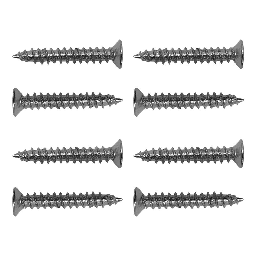 Set de Tornillos para Capsula Humbucker, Tornillos Mounting Ring y Resortes. Color Chrome3