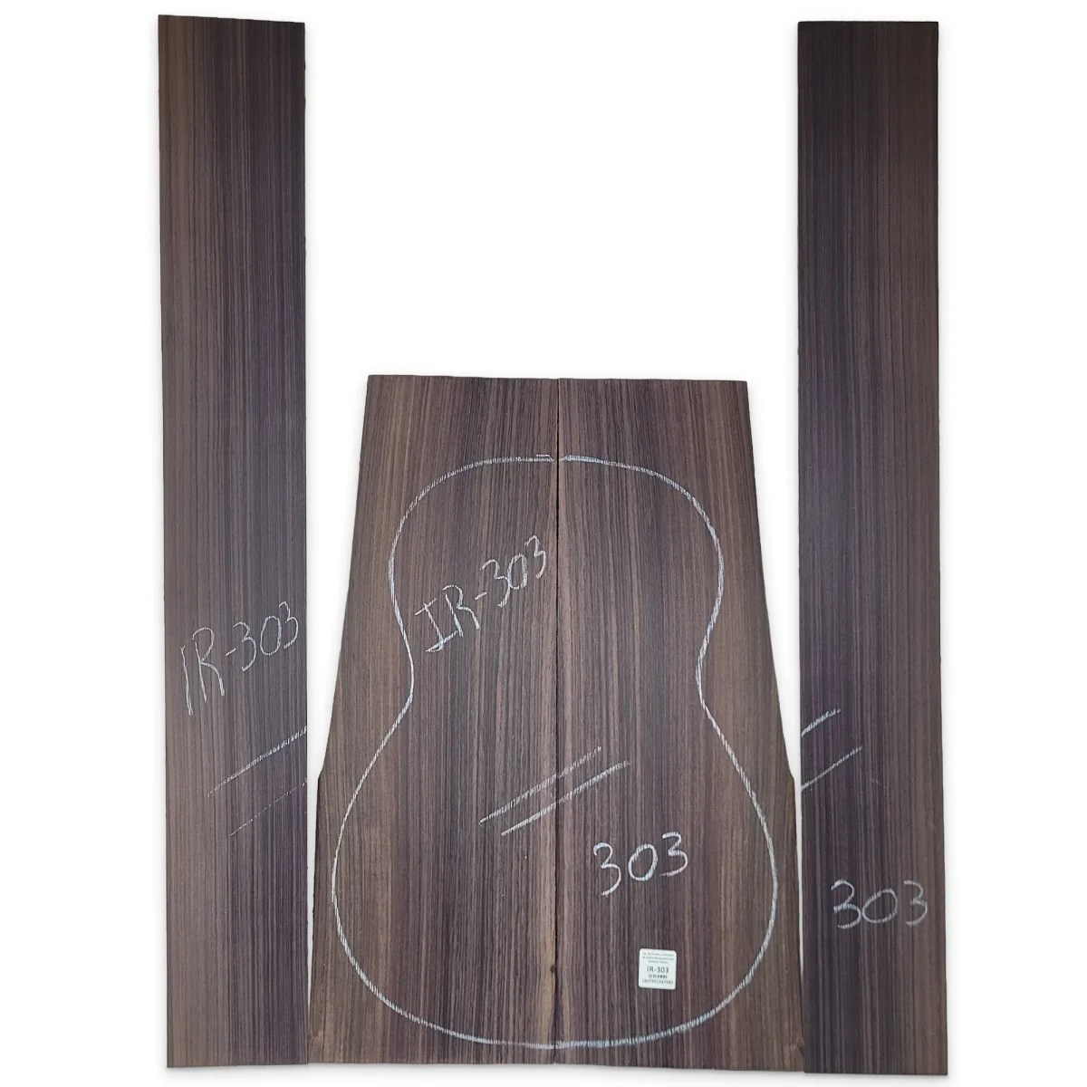 Set de Aros y Fondo IR-303 de Indian Rosewood Especial para Guitarra Clasica / Corte Radial8