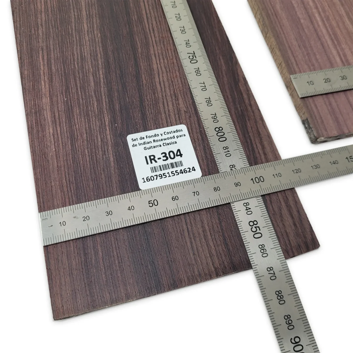 Set de Aros y Fondo IR-304 de Indian Rosewood Especial para Guitarra Clasica / Corte Radial4