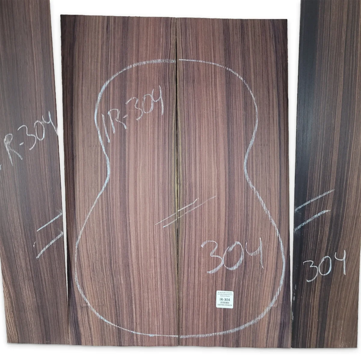 Set de Aros y Fondo IR-304 de Indian Rosewood Especial para Guitarra Clasica / Corte Radial9
