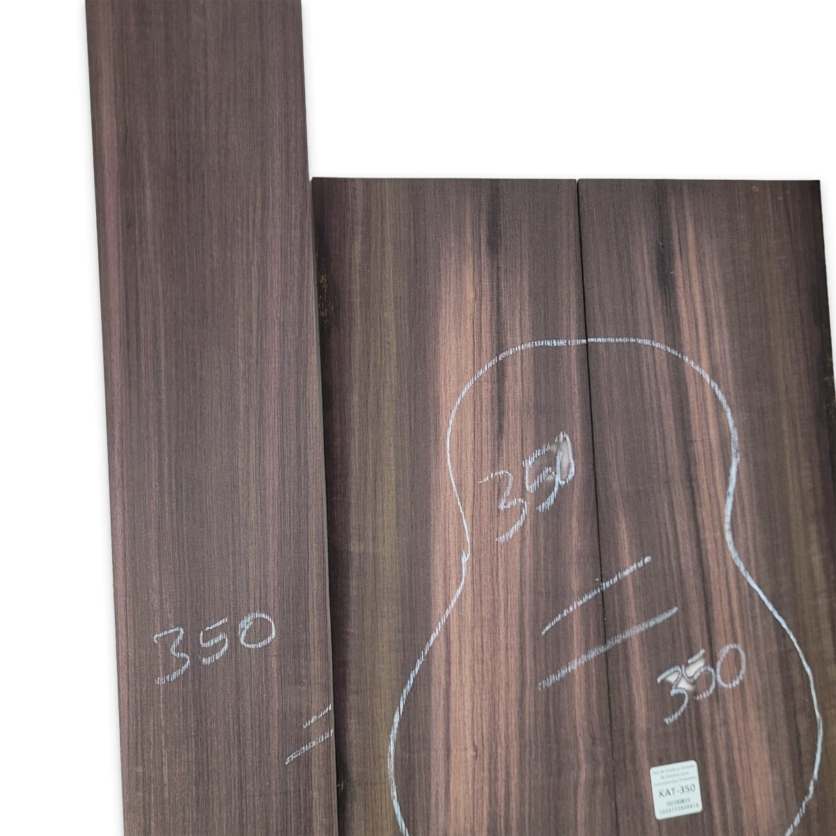 Set de Fondo y Costados KAT-350 de Katalox Especial para Instrumentos Pequeños6