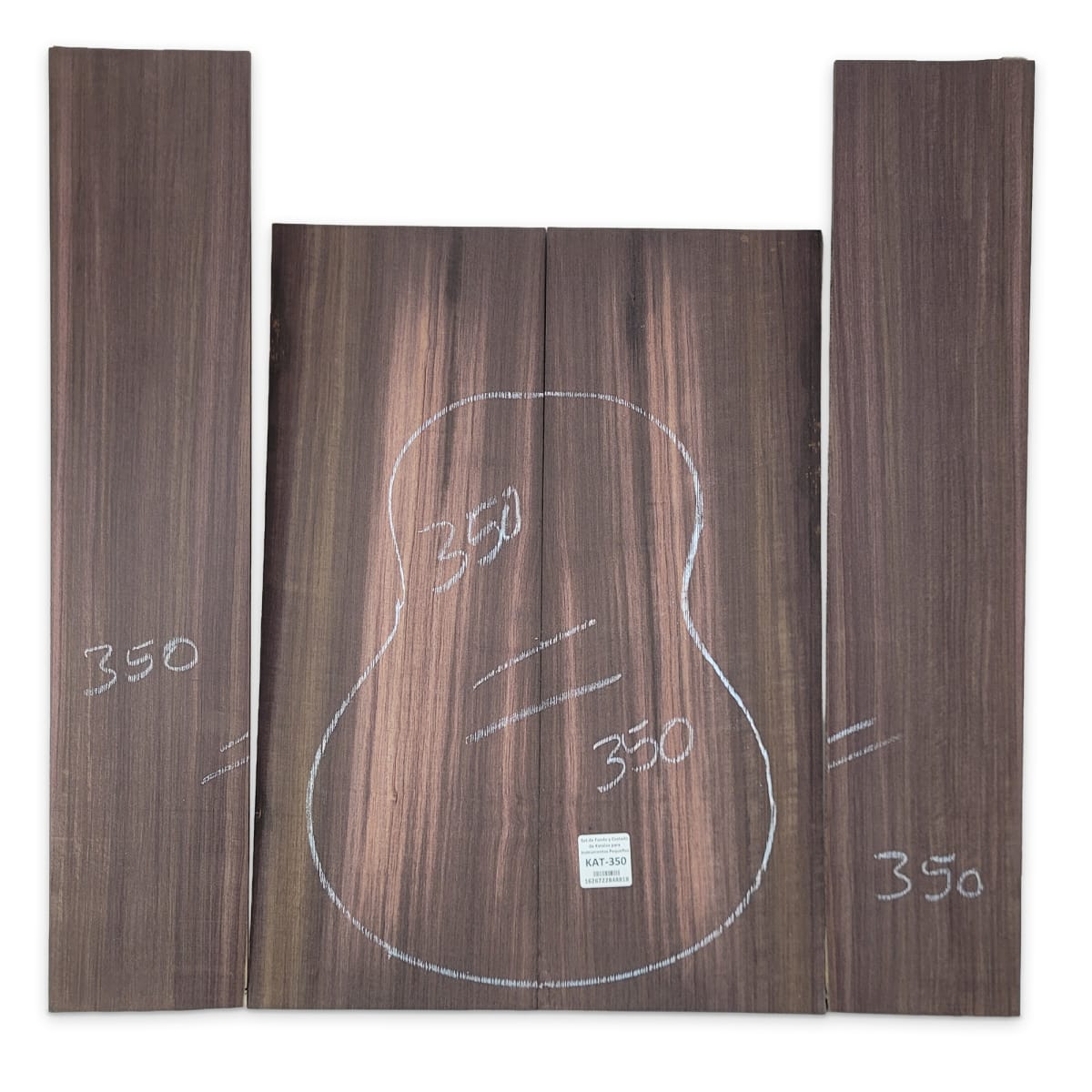 Set de Fondo y Costados KAT-350 de Katalox Especial para Instrumentos Pequeños8