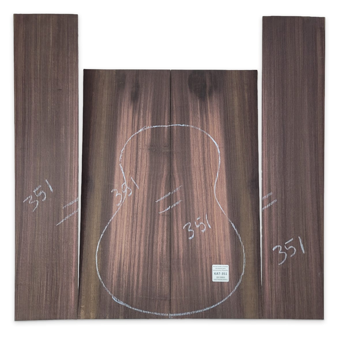 Set de Fondo y Costados KAT-351 de Katalox Especial para Instrumentos Pequeños 0