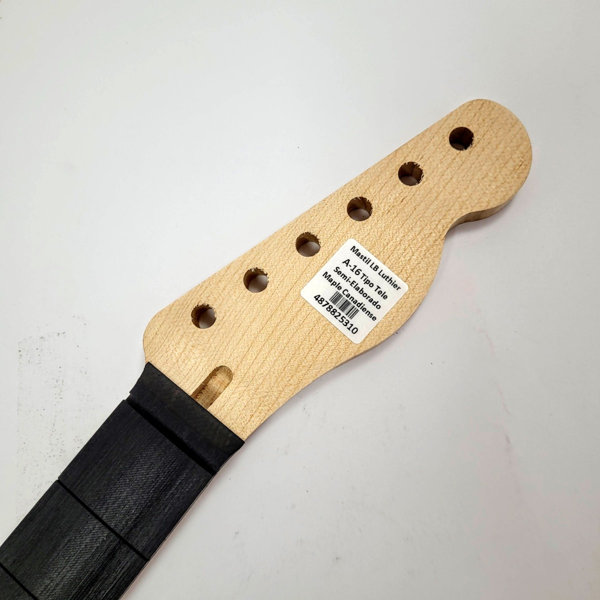 Kit Mod: 01 de Mastil Semi Elaborado Tipo Tele + Diapason Ranurado + Tensor9