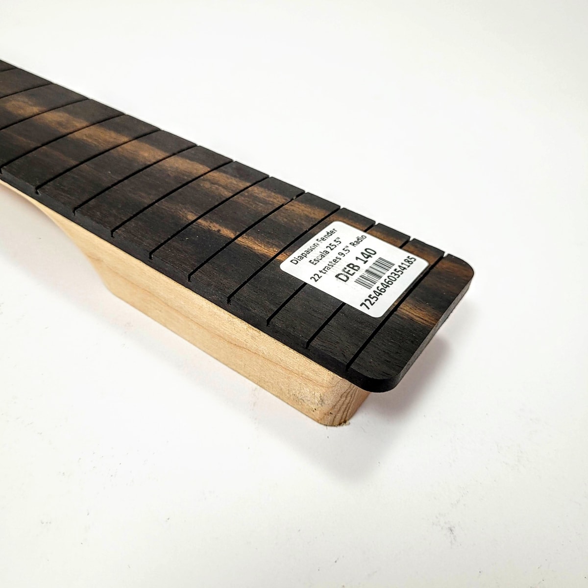 Kit Mod: 02 de Mastil Semi Elaborado Tipo Tele + Diapason Ranurado + Tensor4