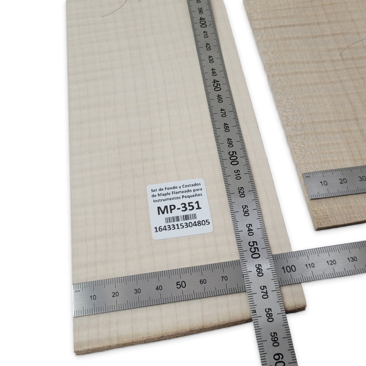 Set de Fondo y Costados MP-351 de Maple Flameado para Instrumentos Pequeños3