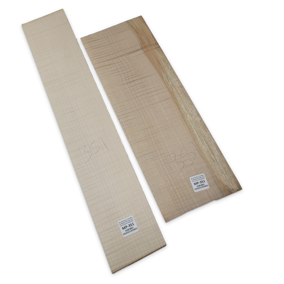 Set de Fondo y Costados MP-351 de Maple Flameado para Instrumentos Pequeños7