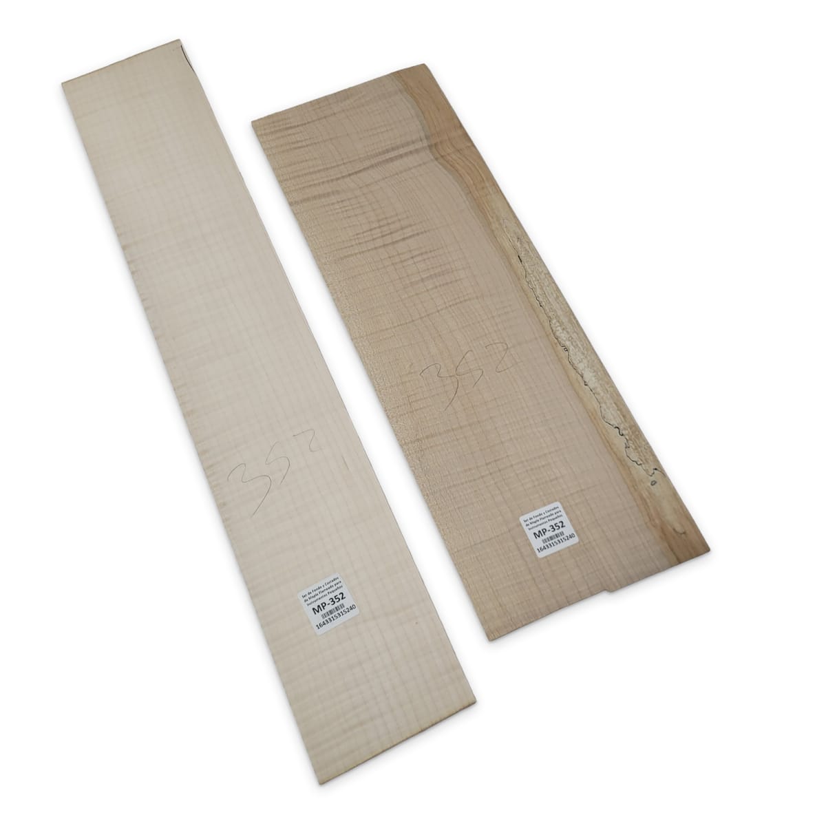 Set de Fondo y Costados MP-352 de Maple Flameado para Instrumentos Pequeños5