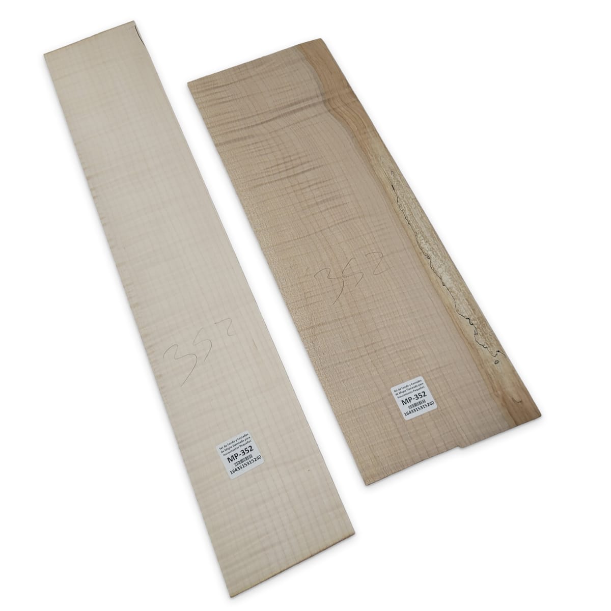 Set de Fondo y Costados MP-352 de Maple Flameado para Instrumentos Pequeños6