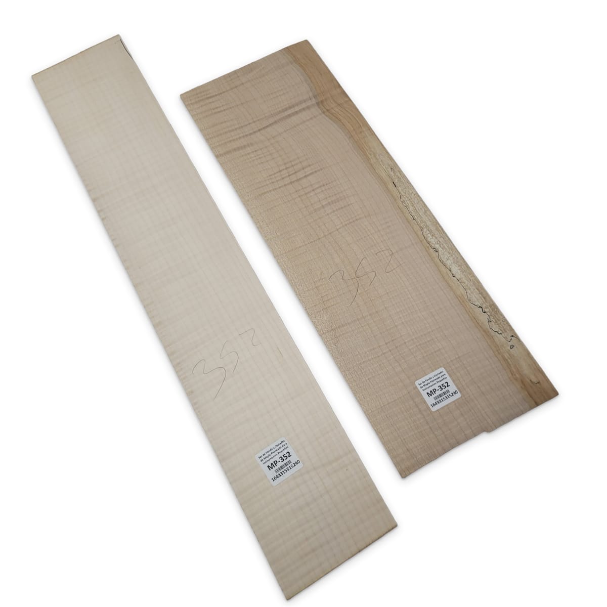 Set de Fondo y Costados MP-352 de Maple Flameado para Instrumentos Pequeños8