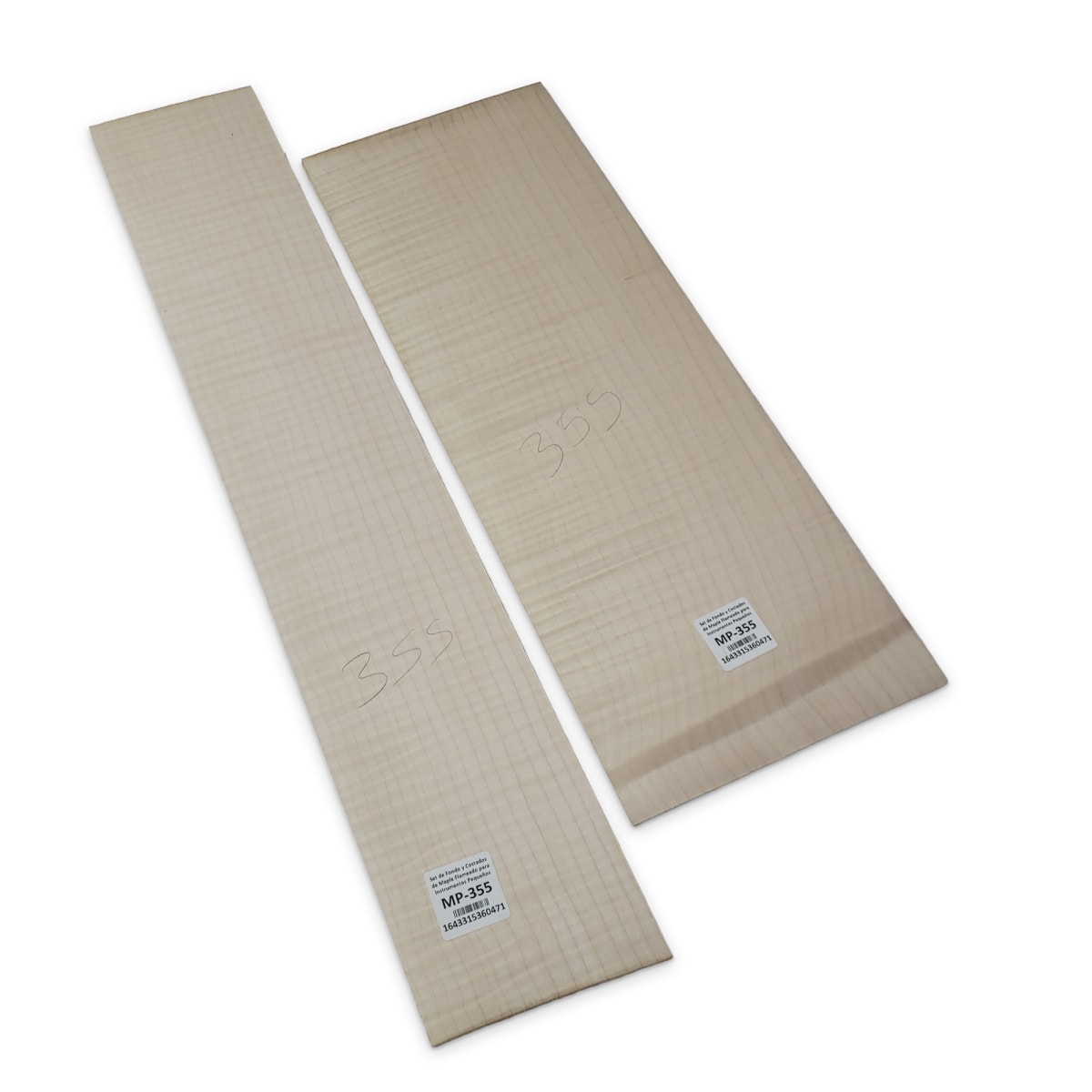Set de Fondo y Costados MP-355 de Maple Flameado para Instrumentos Pequeños5