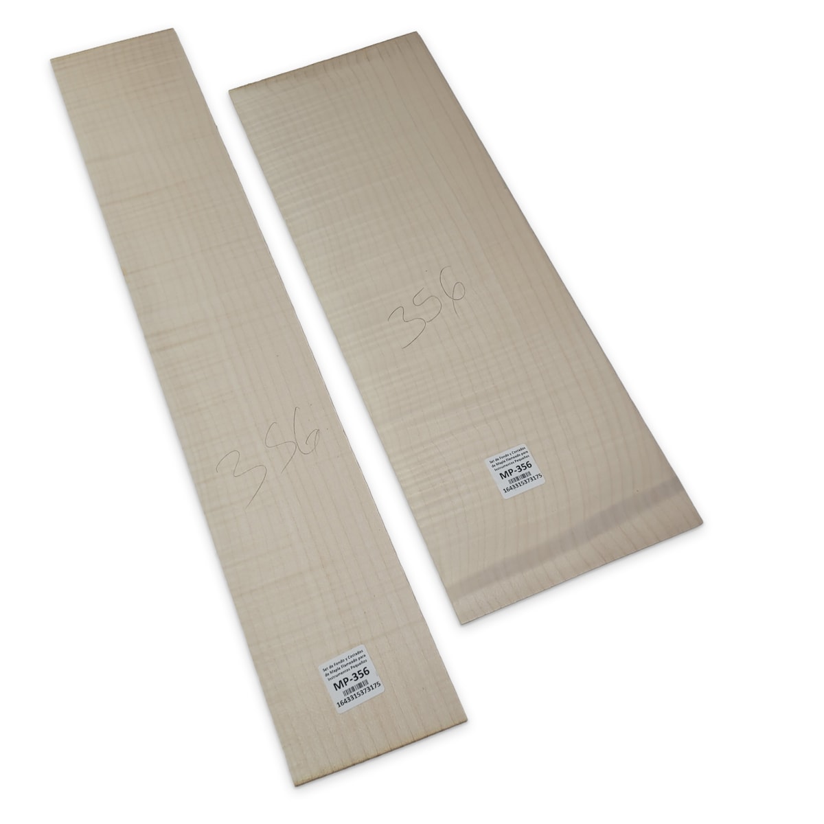 Set de Fondo y Costados MP-356 de Maple Flameado para Instrumentos Pequeños5