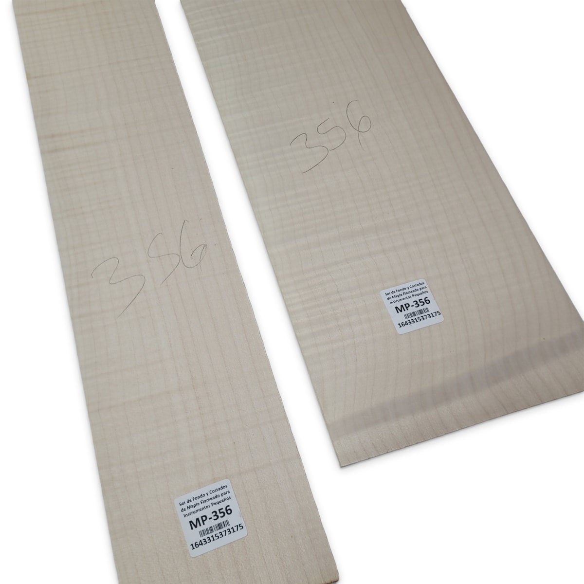 Set de Fondo y Costados MP-356 de Maple Flameado para Instrumentos Pequeños6