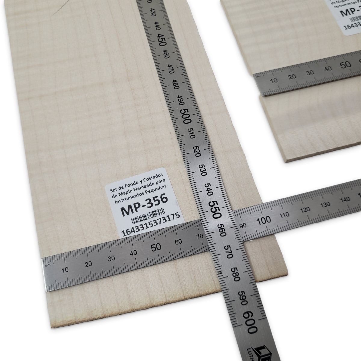 Set de Fondo y Costados MP-356 de Maple Flameado para Instrumentos Pequeños3