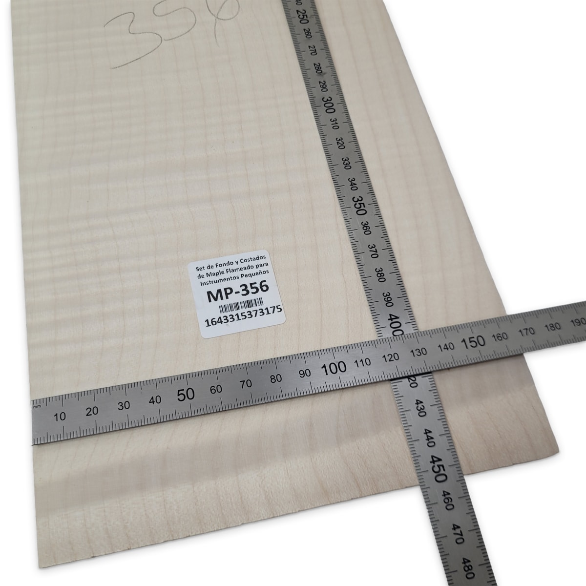Set de Fondo y Costados MP-356 de Maple Flameado para Instrumentos Pequeños4