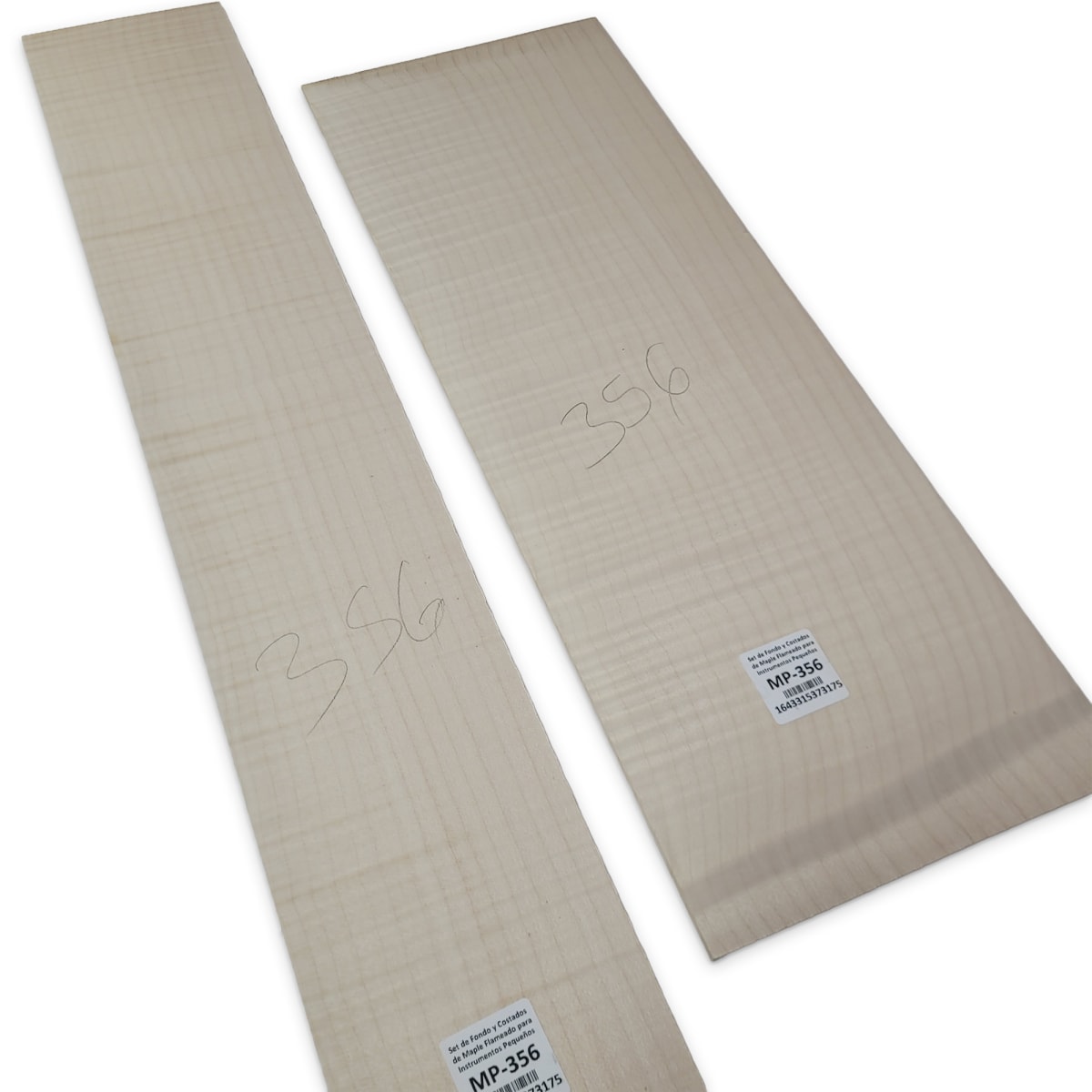 Set de Fondo y Costados MP-356 de Maple Flameado para Instrumentos Pequeños7
