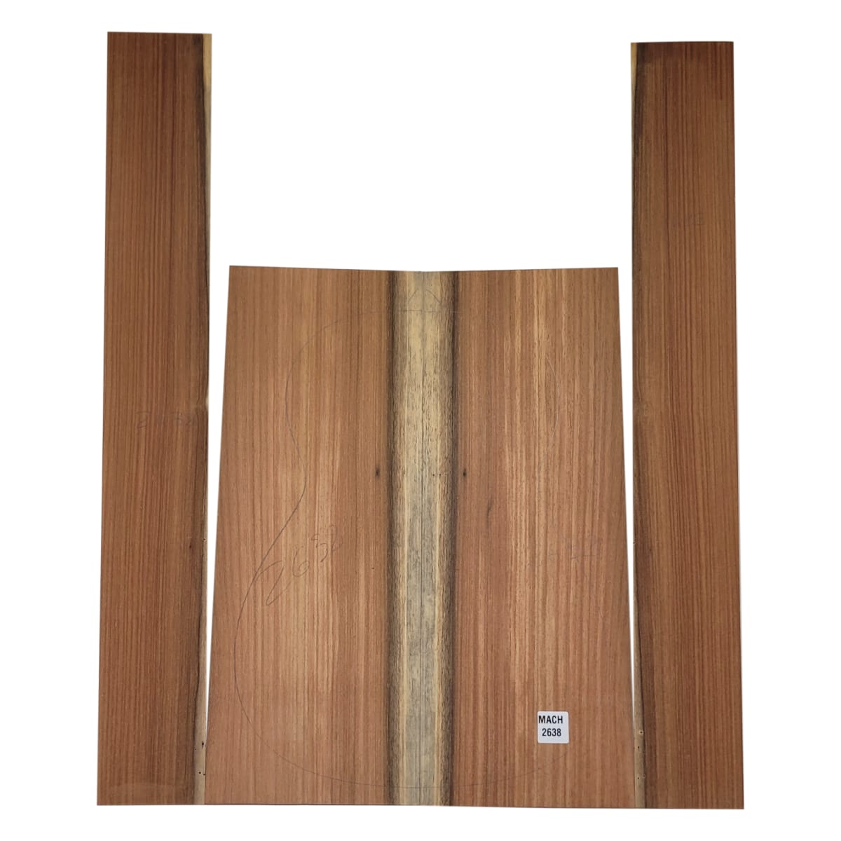 Set Unico REF: MACH-2638 de Machiche Mexicano para Fondo y Costados de Guitarra 0