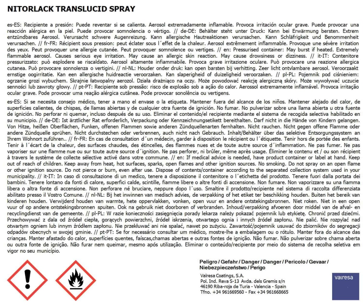 Nitrocelulosa Translucid Blue de 400 ml4