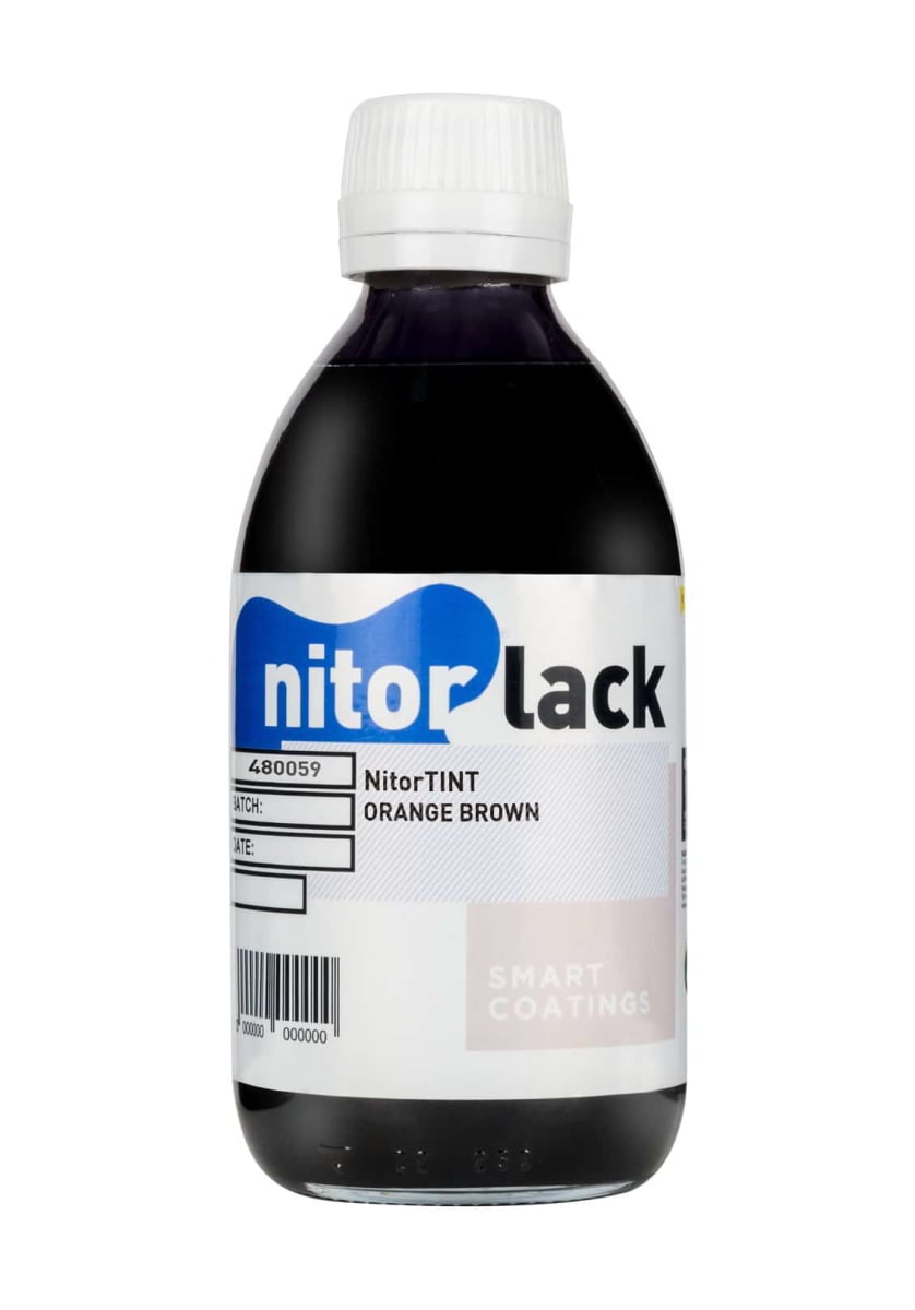Tinta Nitorlack Orange Brown de 250 ml para Madera 0
