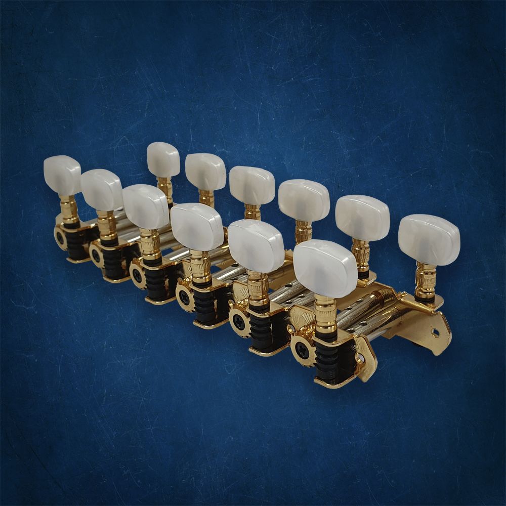 Clavijero Tiple y Mandolina. Mod: 42.08.H. Color: Gold (Gebr Van Gent B.V)5