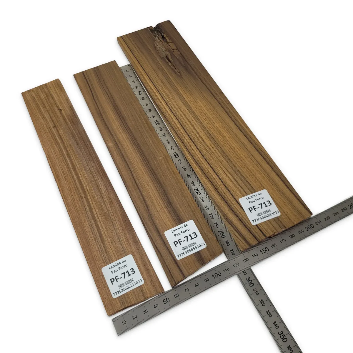 Pack de 3 Laminas PF-713 de Pau Ferro Especial con Detalles para Artesania 0