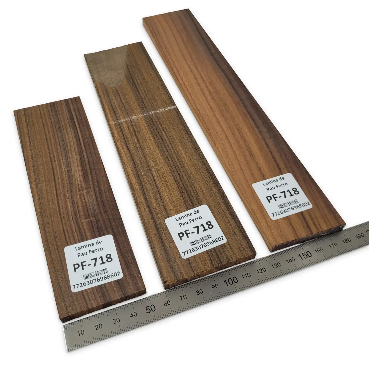Pack de 3 Laminas PF-718 de Pau Ferro Especial con Detalles para Artesania 0