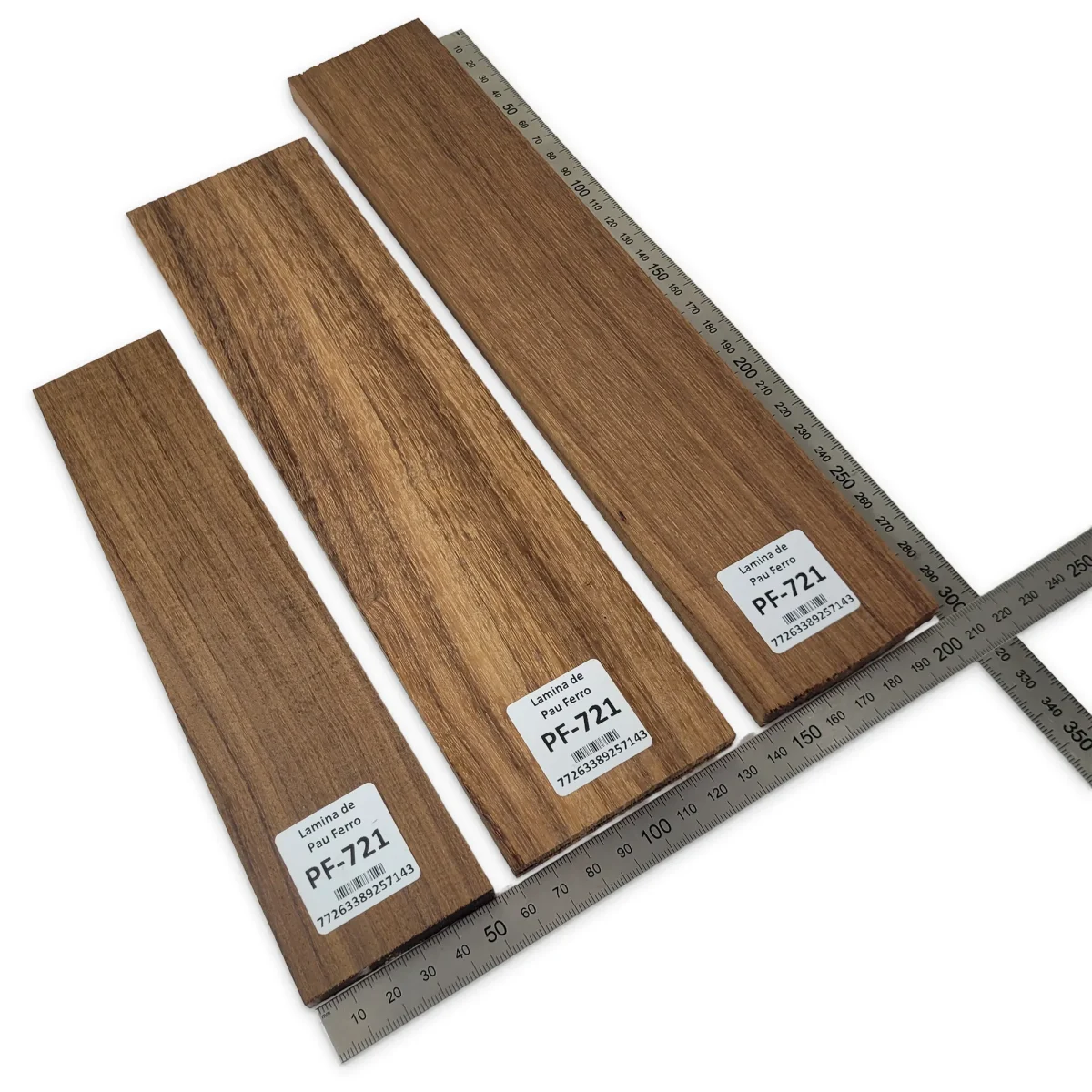 Pack de 3 Laminas PF-721 de Pau Ferro Economico con Detalles para Artesania 0