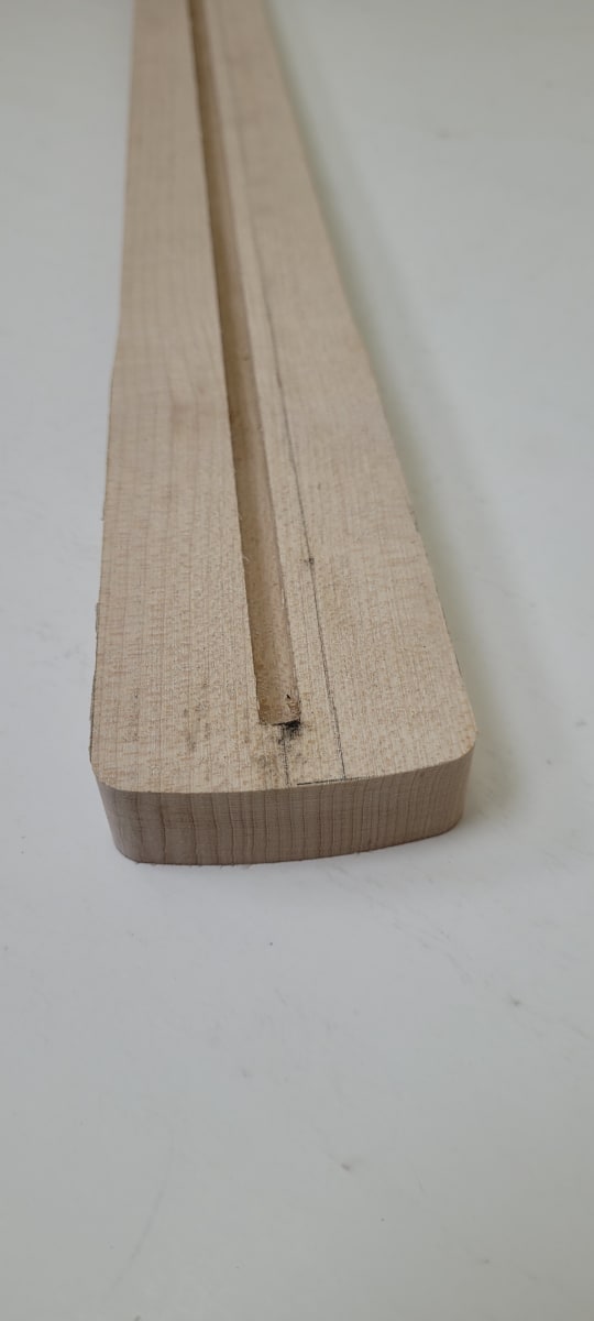 Mastil LB Luthier A-1 Tipo Strato Semi Elaborado de Maple Canadiense Especial4