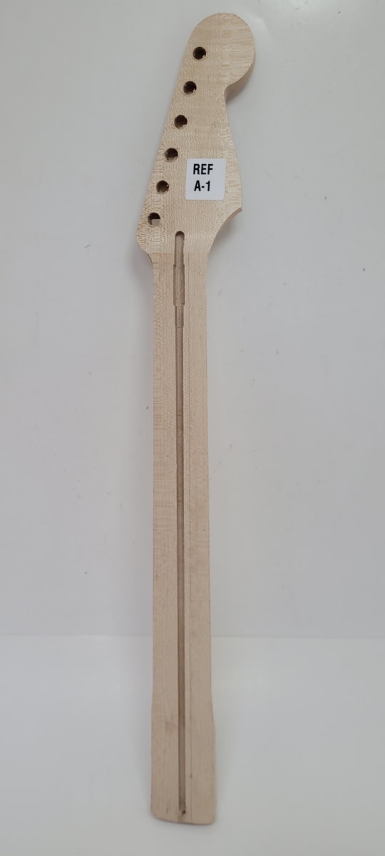 Mastil LB Luthier A-1 Tipo Strato Semi Elaborado de Maple Canadiense Especial8