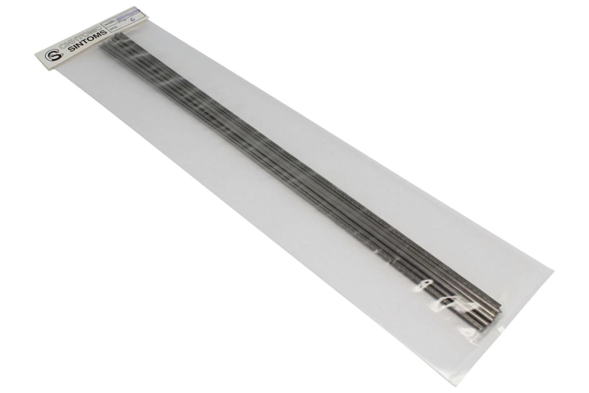 Set de 6 Tiras de 26 cm de Traste Jumbo Low. Corona 3.0 x 1.40 mm2