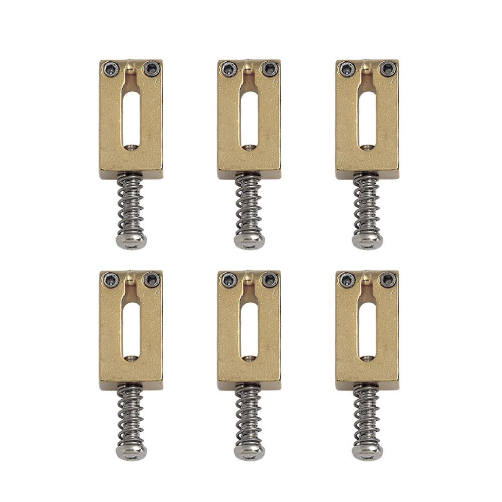 Set de Saddles para Guitarra. Mod: S199. Color: Gold 0