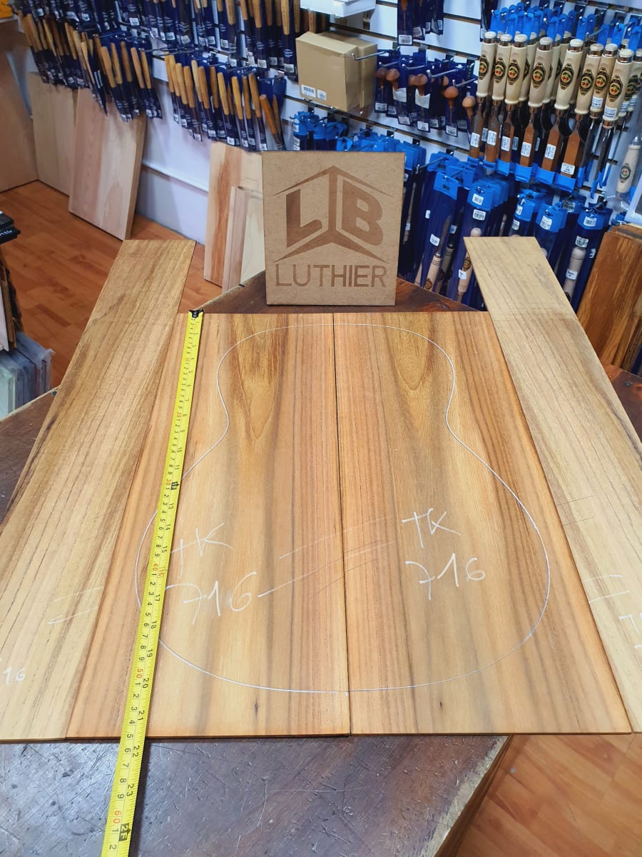 Fondo y Costados REF: TK-716 de Teak Exotico Especial para Guitarra5