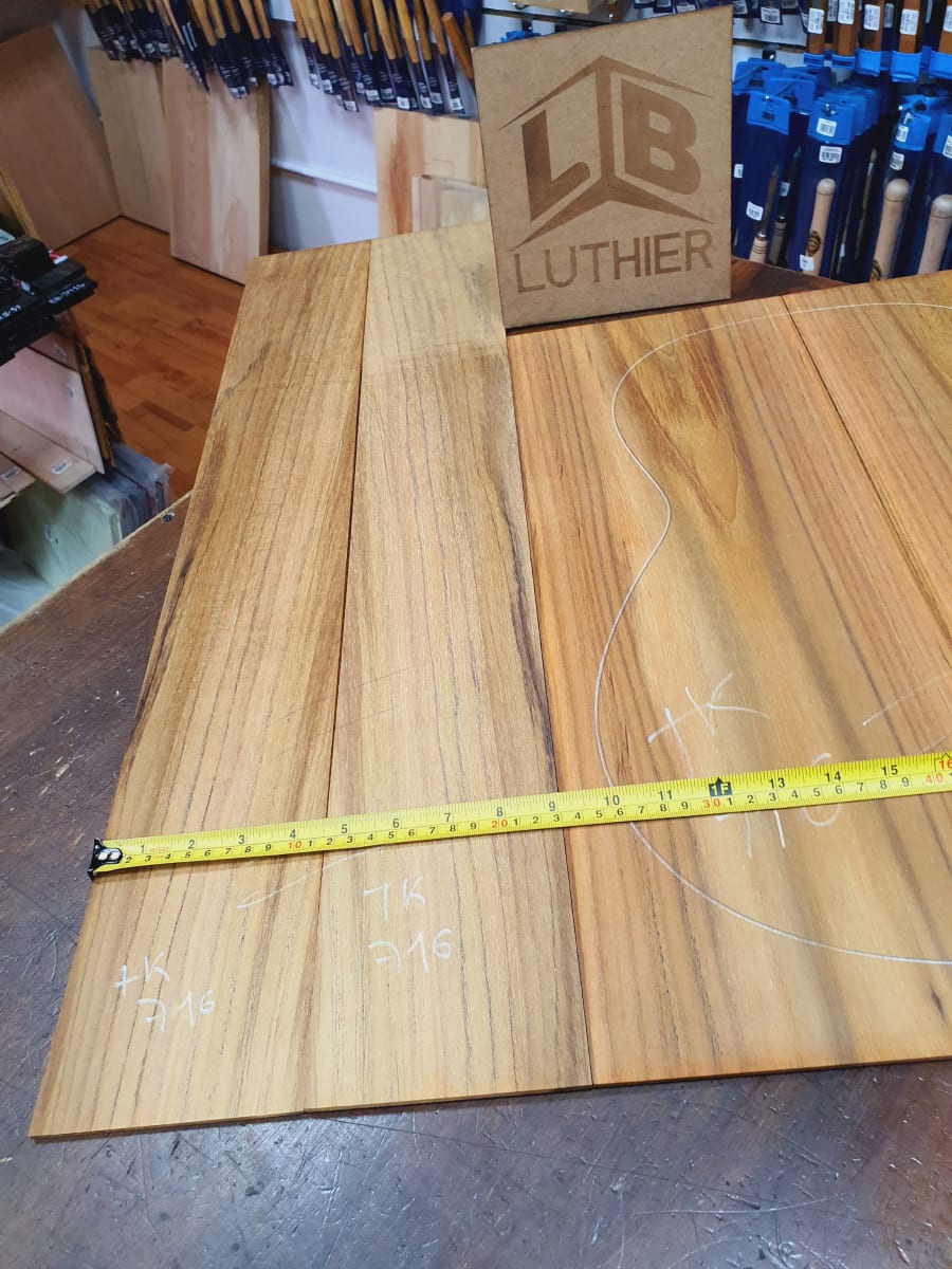 Fondo y Costados REF: TK-716 de Teak Exotico Especial para Guitarra2