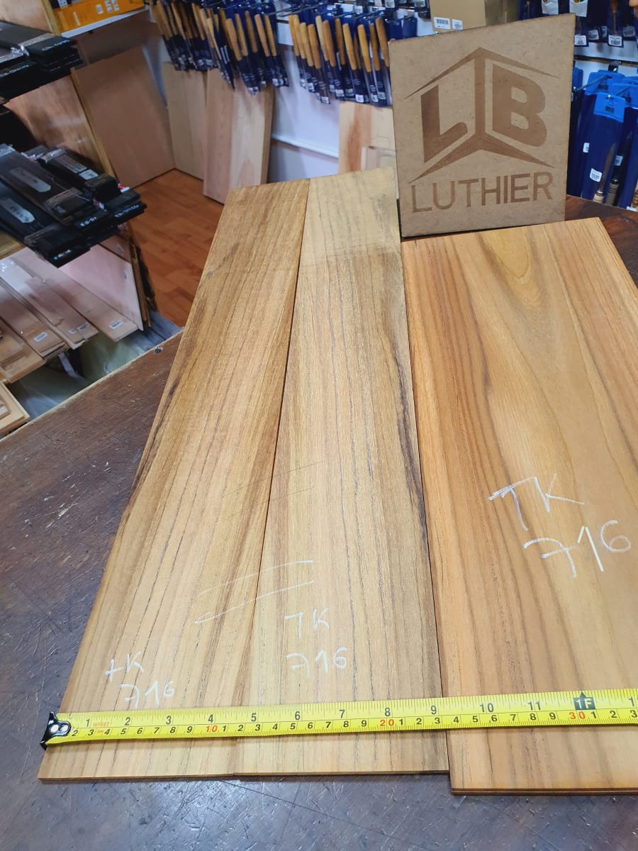 Fondo y Costados REF: TK-716 de Teak Exotico Especial para Guitarra7