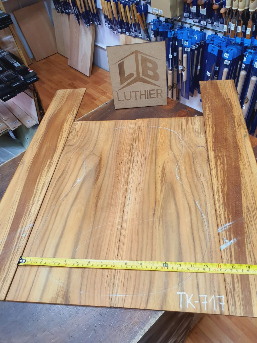 Fondo y Costados REF: TK-717 de Teak Exotico Especial para Guitarra3