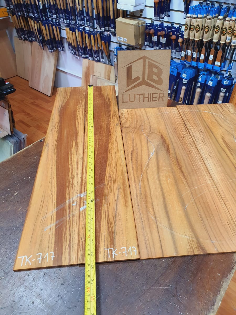 Fondo y Costados REF: TK-717 de Teak Exotico Especial para Guitarra2