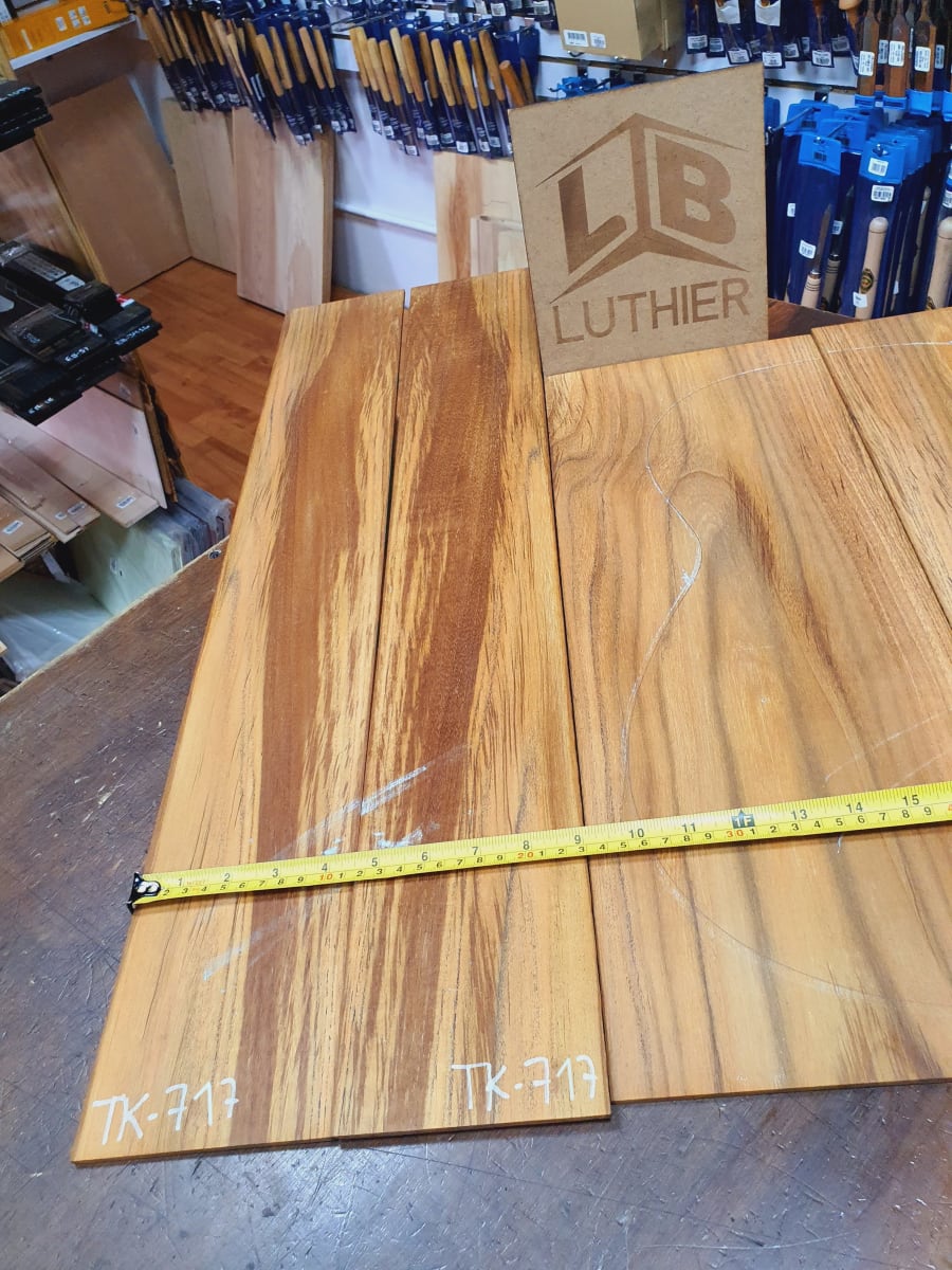 Fondo y Costados REF: TK-717 de Teak Exotico Especial para Guitarra1