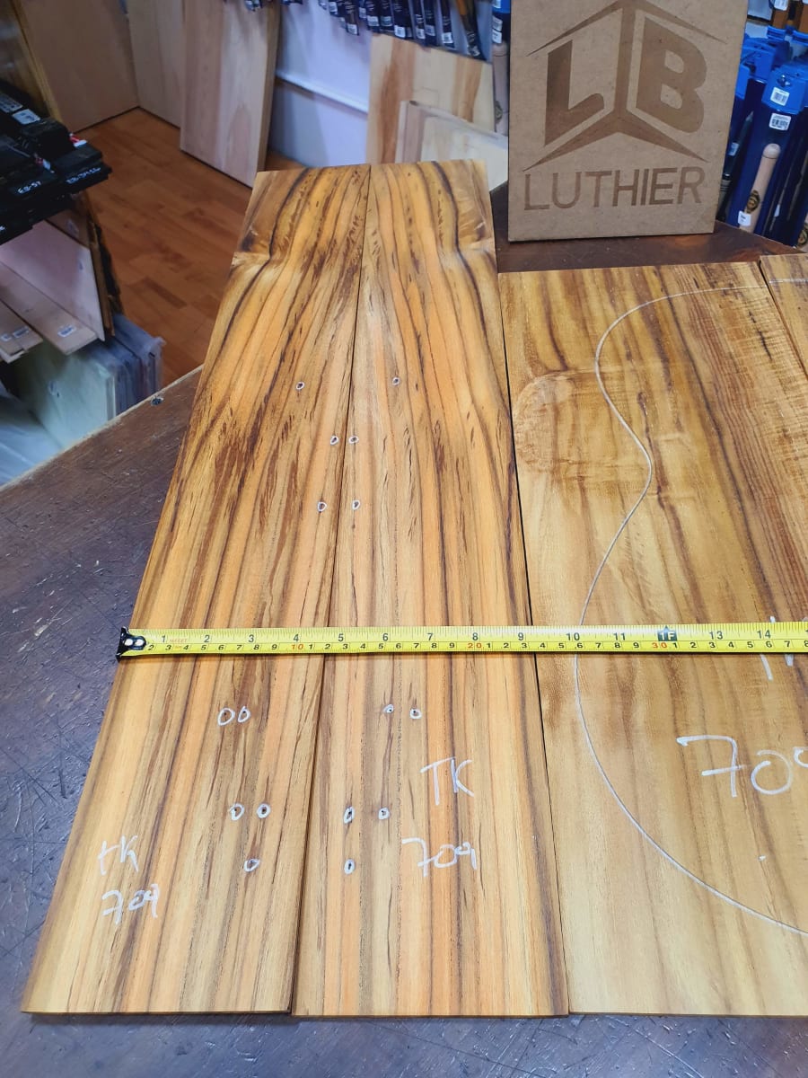 Fondo y Costados REF: TK-709 de Teak Exotico Especial para Guitarra4