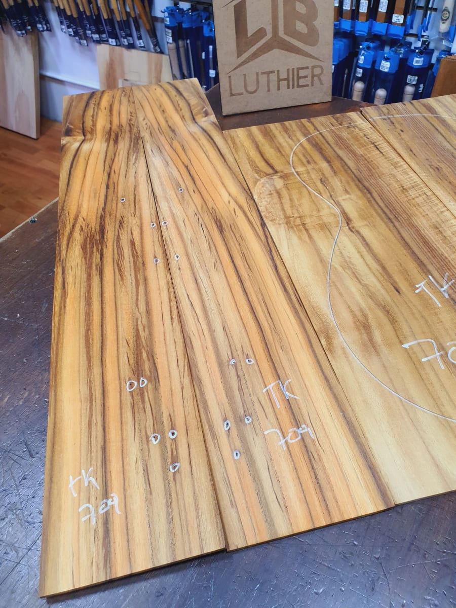 Fondo y Costados REF: TK-709 de Teak Exotico Especial para Guitarra3