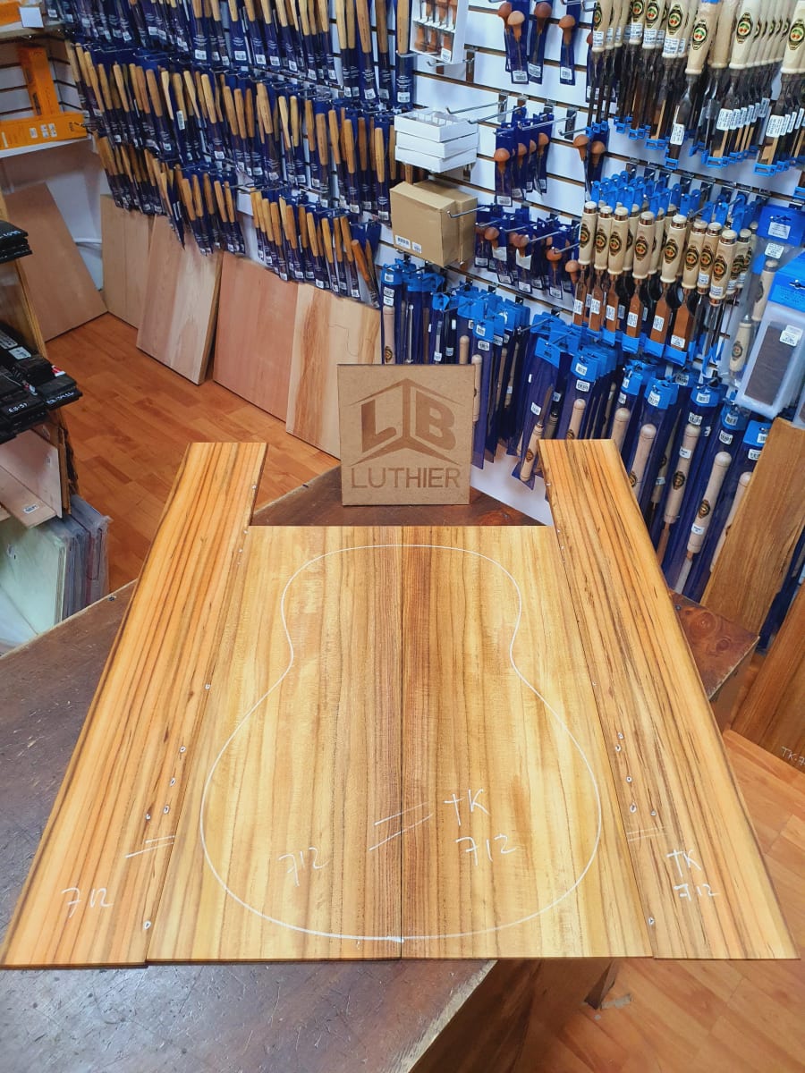 Fondo y Costados REF: TK-712 de Teak Exotico Especial para Guitarra 0