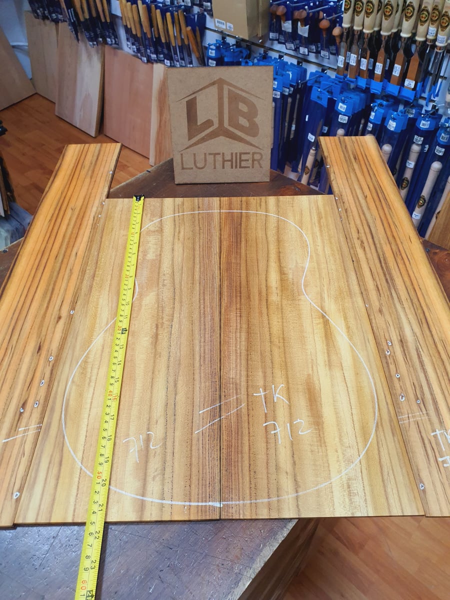 Fondo y Costados REF: TK-712 de Teak Exotico Especial para Guitarra5