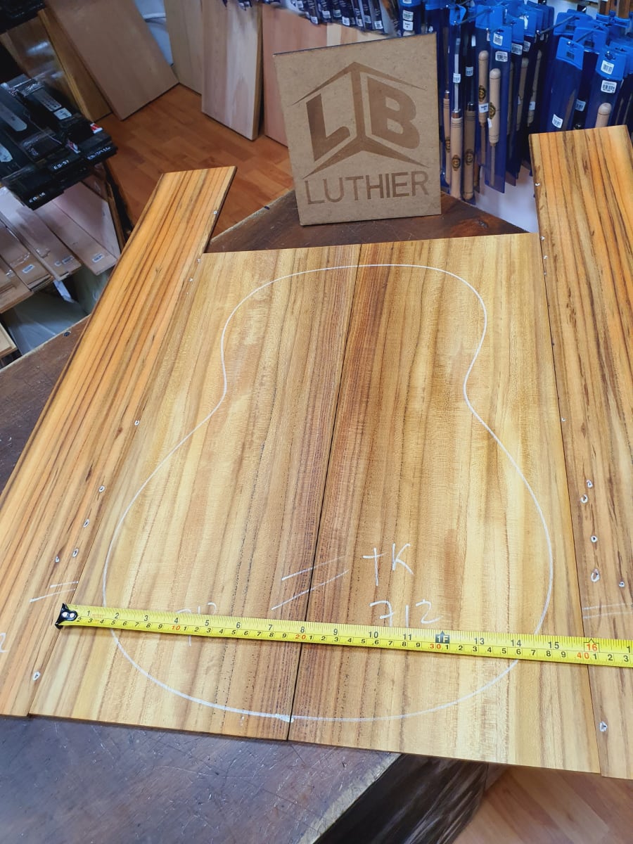Fondo y Costados REF: TK-712 de Teak Exotico Especial para Guitarra4